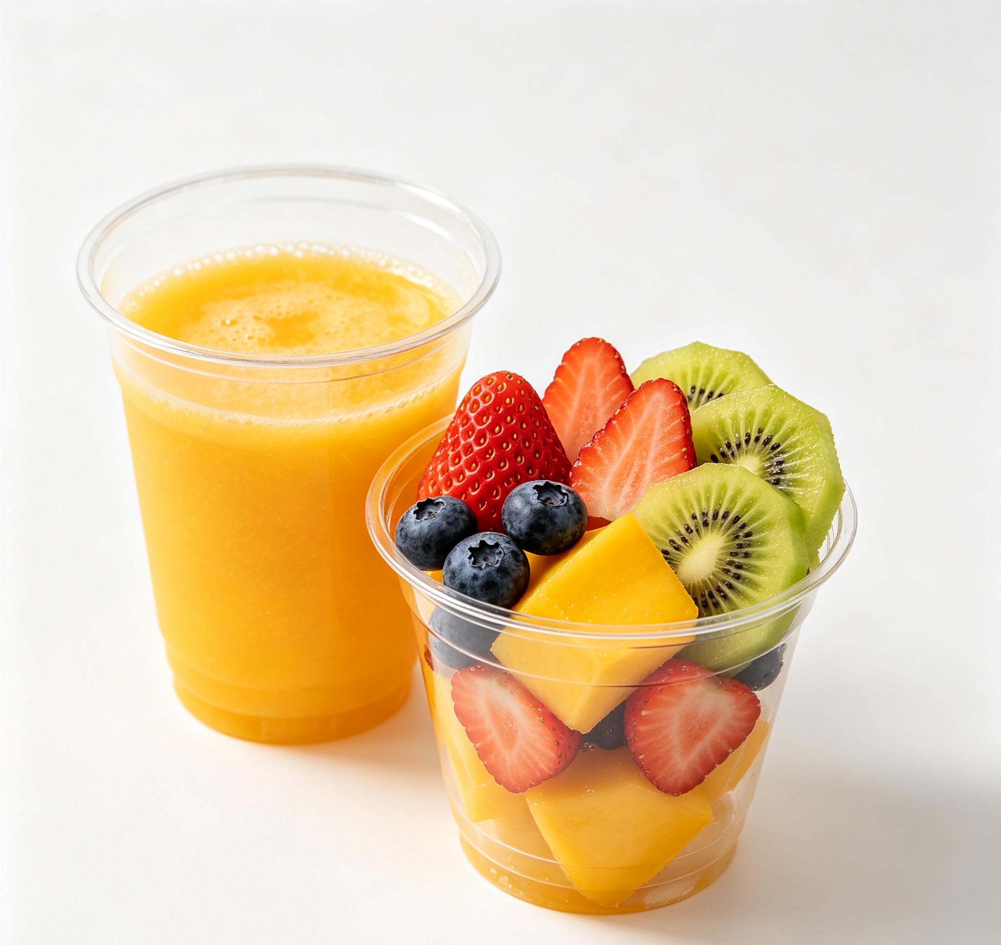 Fresh Fruit Panna Cotta
